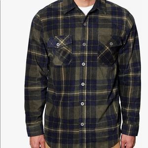 Freedom Foundry Plaid Fleece Button Down Shirt Size XXL